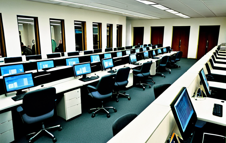 아이슬란드 금융 위기 사례 - Crisis Origins**

"A bustling Icelandic bank interior in the early 2000s, professional attire, emplo...