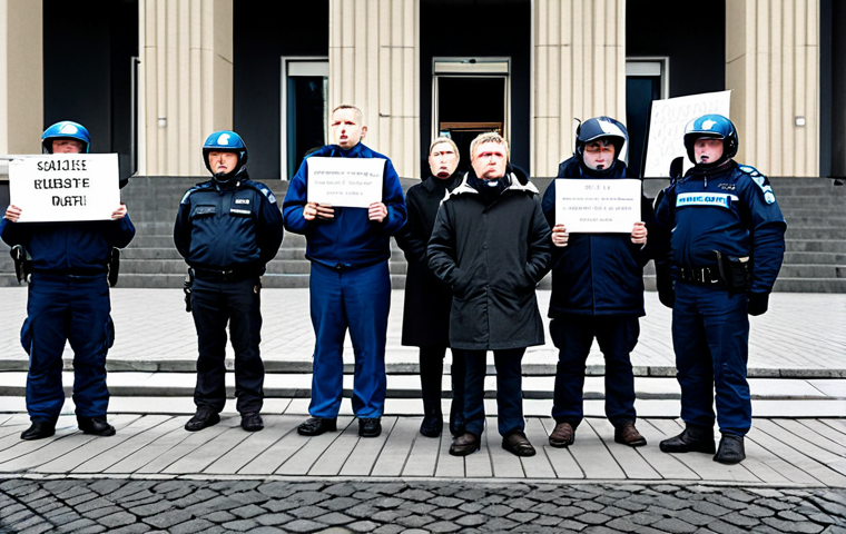 아이슬란드 금융 위기 사례 - Crisis Origins**

"A bustling Icelandic bank interior in the early 2000s, professional attire, emplo...